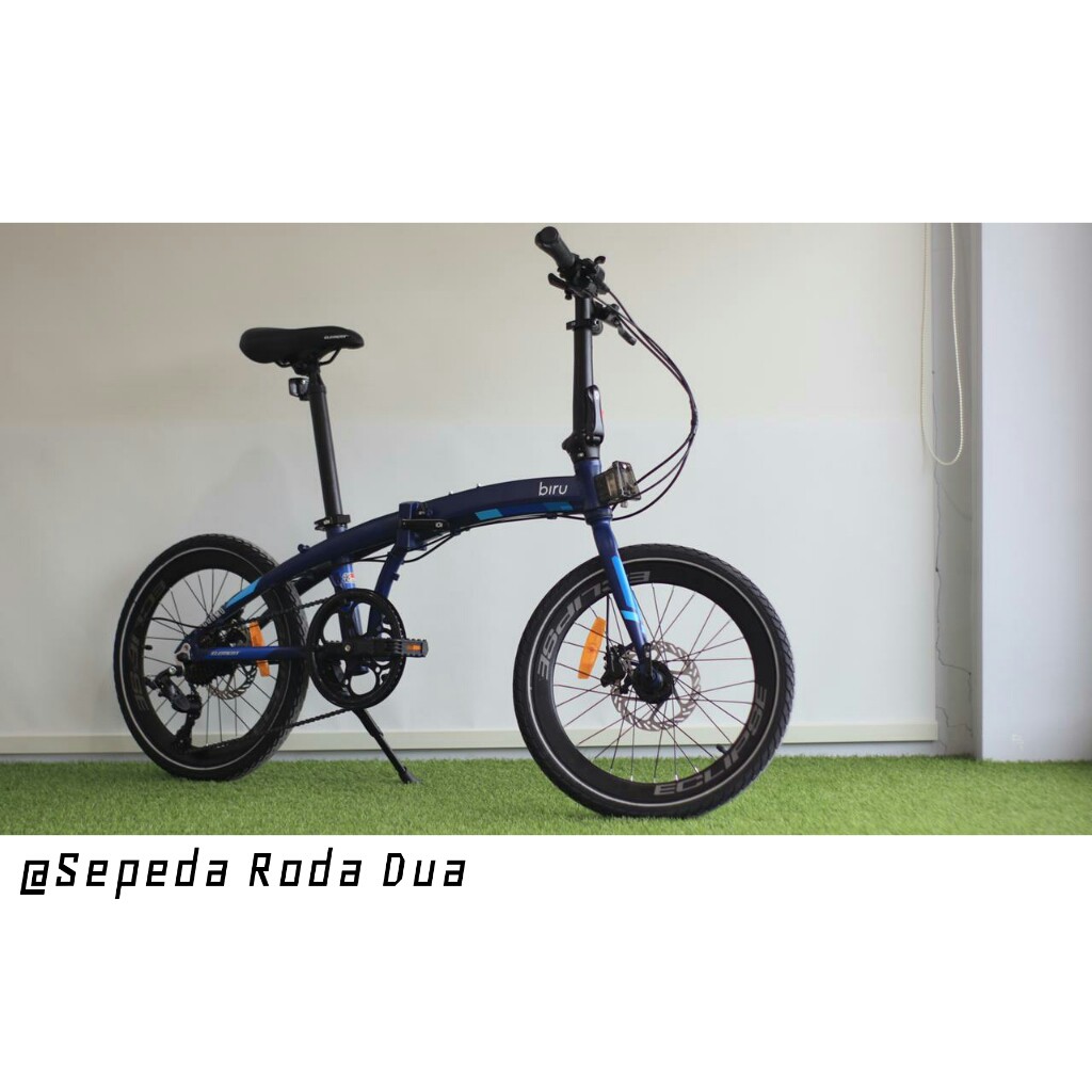 Sepeda Element Ecosmo 8sp Biru