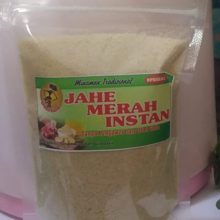 

JAHE MERAH INSTAN 100GR MINUMAN TRADISIONAL HERBAL