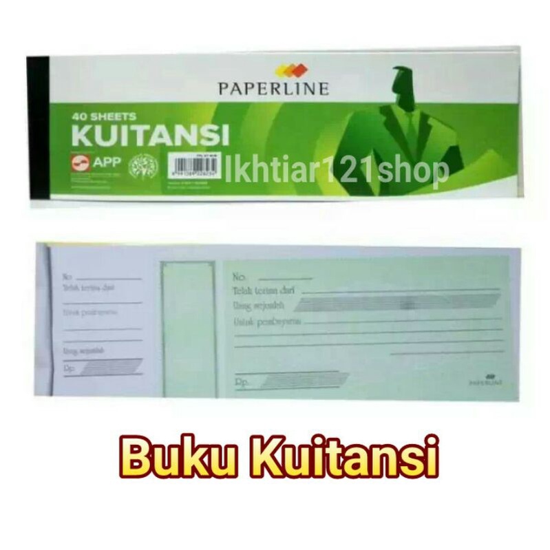 

Buku Kuitansi Paperline/Buku Kwitansi Satuan Berkualitas