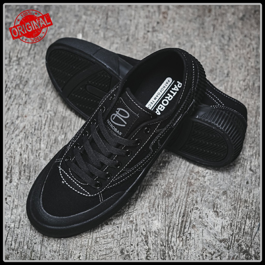 PATROBAS EQUIP BLACK LOW | SEPATU LOCAL | PATROBAS ORIGINAL | PATROBAS EQUIP ORIGINAL