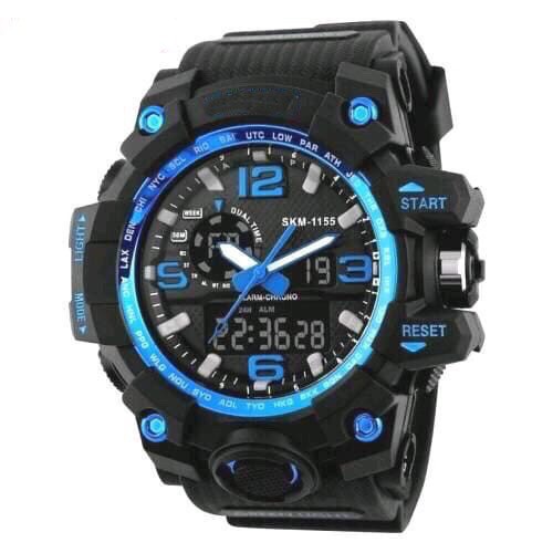 ✅ COD Jam tangan pria wanita ORIGINAL ANTI AIR digital watch LED dengan stopwatch alarm KM002