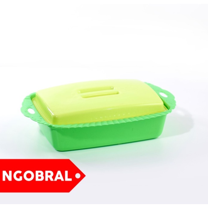 PAKET 3 - WADAH SAJI PRASMANAN PLASTIK PANCI PRASMANAN BASI TUTUP BESAR / 34 cm