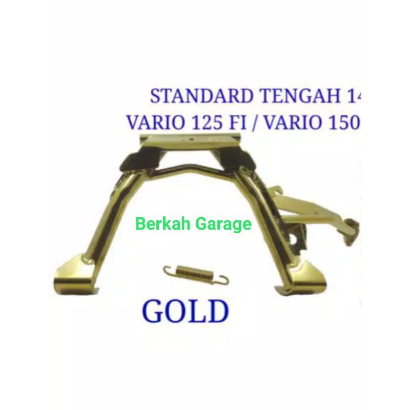 Standar Tengah Vario 125-150 Ring 14 Gold Tebal