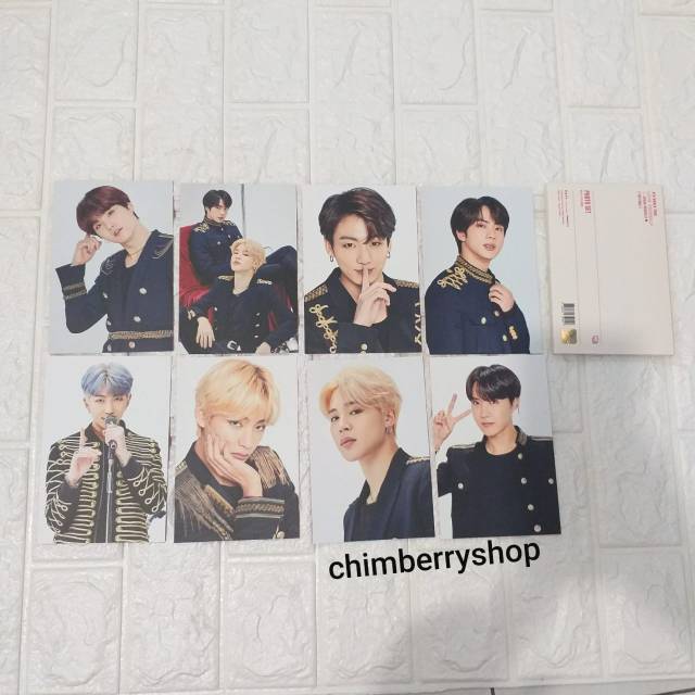 OFFICIAL BTS SPEAK YOURSELF MERCHANDISE PHOTO SET SHARING PER MEMBER PC POSTCARD JK JIMIN V JIN