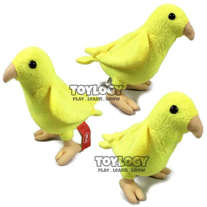 Ozco Boneka Burung Kenari Kuning - Yellow Canary Stuffed Plush Animal