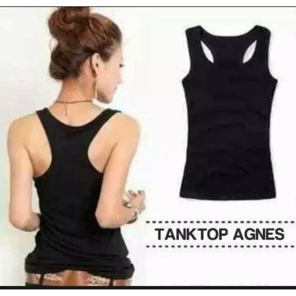 LEANA58 TANTOP AGNES BAHAN SPANDEX