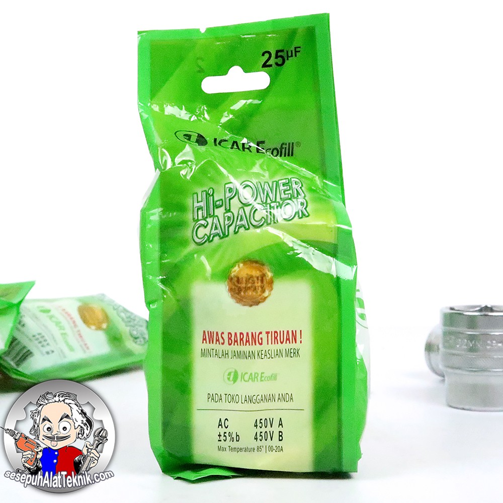 Capasitor / Kapasitor 25 UF (Farad) ICARE