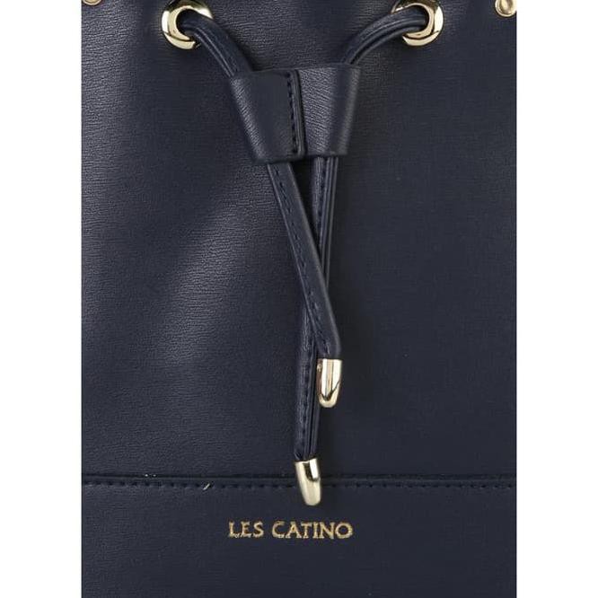 Siap Kirim ..! Les Catino Tas Wanita Lovina Drawstring Navy Blue .,.,.