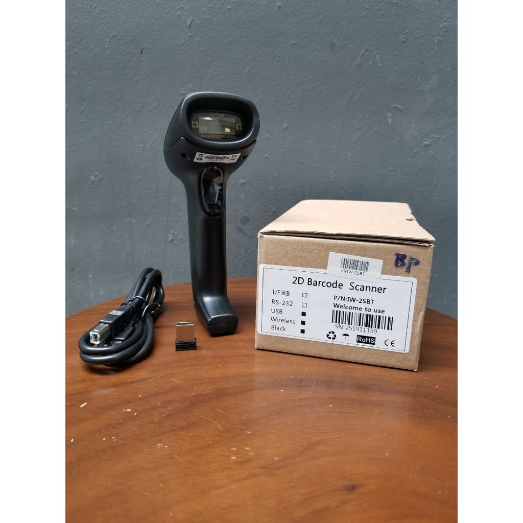 BARCODE SCANNER IWARE WIRELESS BLUETOOTH IW-R2BT 2D