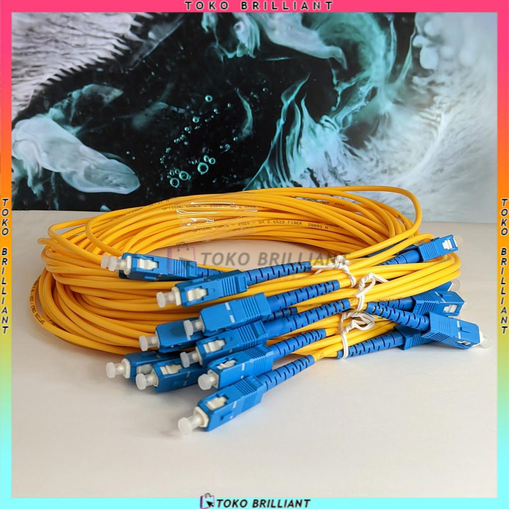 1M,2M,3M,5M Patchord SC to SC kabel cable fo ftth  SC - SC -1PCS