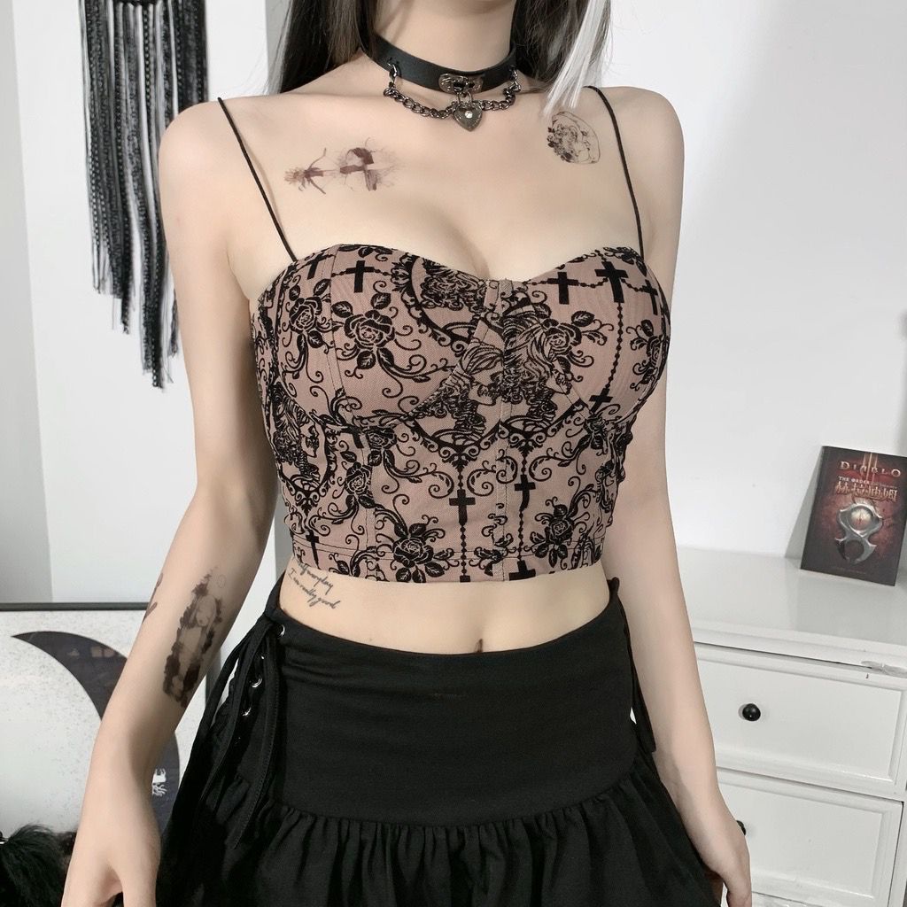 Sexy Aesthetic Grunge Crop Top 8492 (S/M/L)