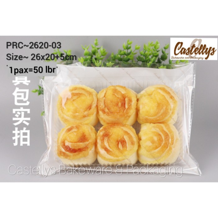 Plastik Roti Perekat PRC2620-03, Roti Kasur, Sisir, Sobek, Donat dll