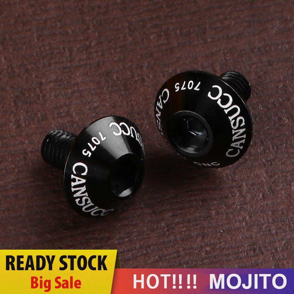 2pcs Baut M5X10Mm Bahan Aluminum Untuk Holder Botol Minum Sepeda