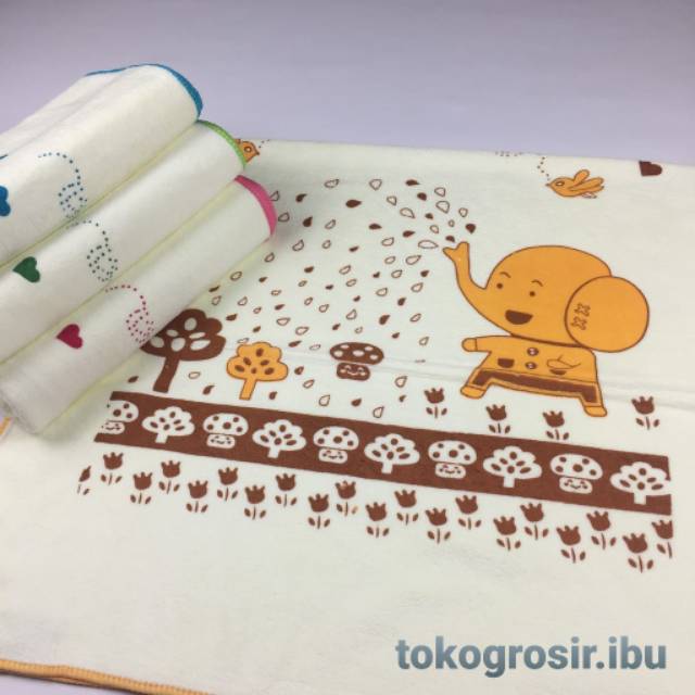 HANDUK BAYI 50 X 100 CM / HANDUK BALITA / HANDUK ANAK MOTIF HEWAN