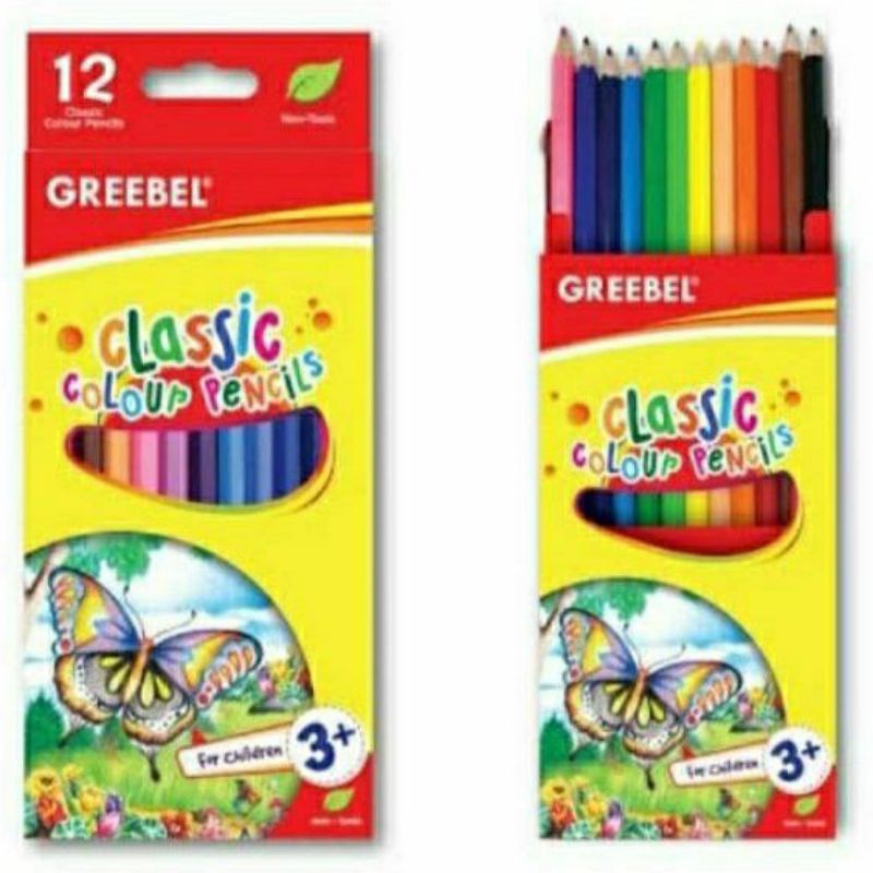 Pensil Warna Greebel 12 Warna Panjang