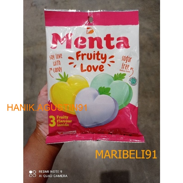 

Permen Menta Candy Sugar Free Cool Mint - Menta Fruity Love MB91