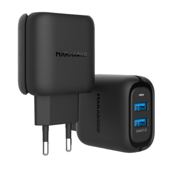 Marakoko Dual Port USB Wall Charger 24W 2.4A MA30