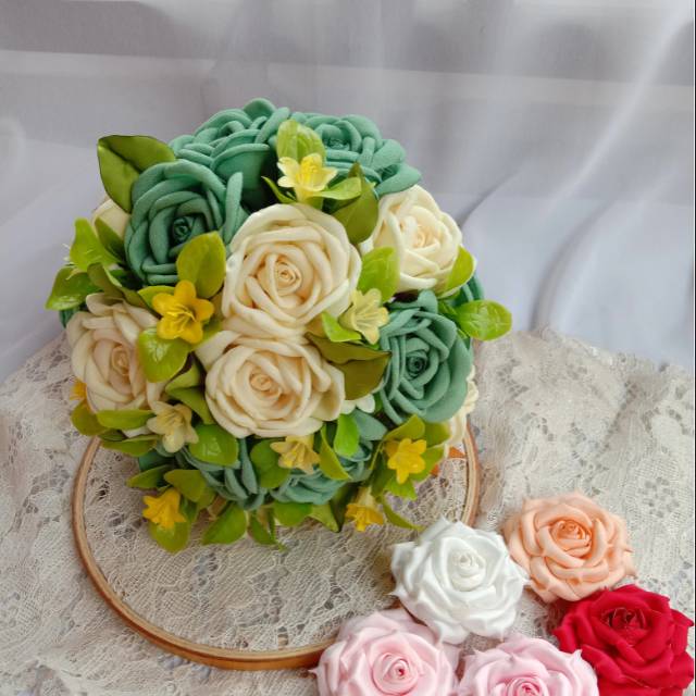 Buket pengantin/ bunga tangan pengantin / handbuket / buket bunga