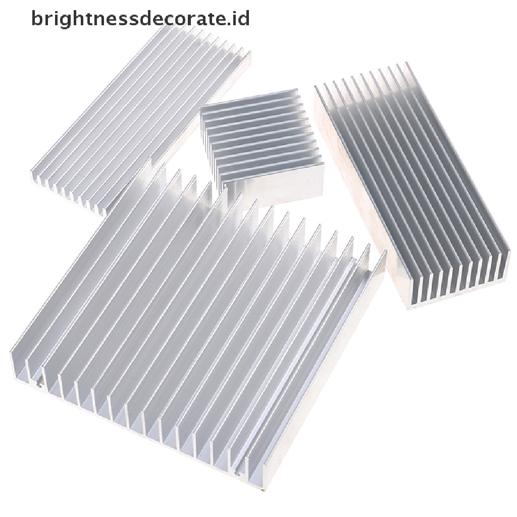 Radiator Heat Sink Pendingin Chip Ic Led High Power Bahan Aluminum