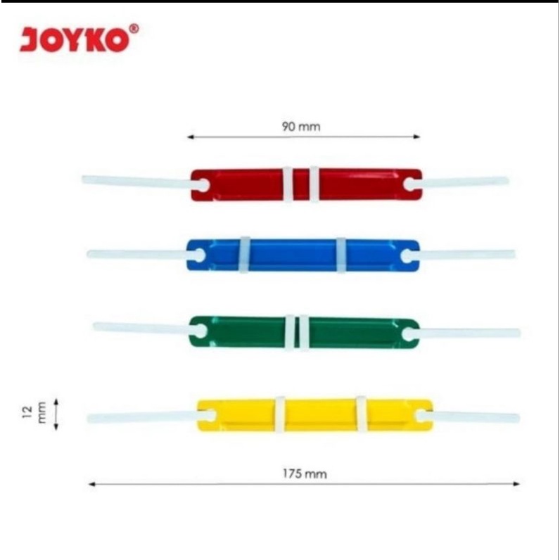 

JOYKO PF-50C COLOR PAPER FASTENER/PENGIKAT KERTAS MURAH