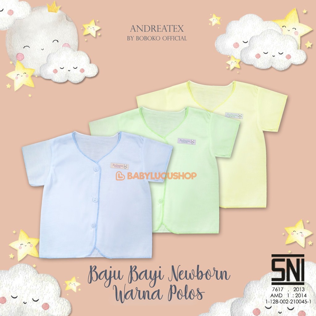 BOBOKO Pakaian Bayi Baju Panjang Pendek Kuntung Dan Celana Pop Pendek Panjang Bayi NEWBORN 0-6 Bulan Katun Pakaian Baby