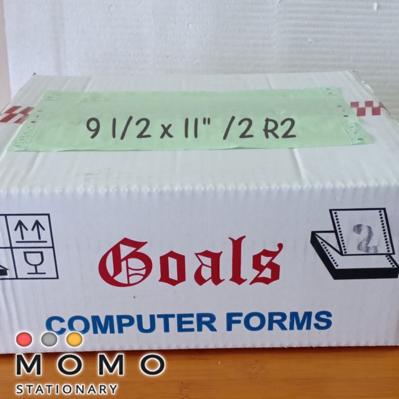 

kertas print komputer continuous forms 9½ x 11 bagi 2 warna