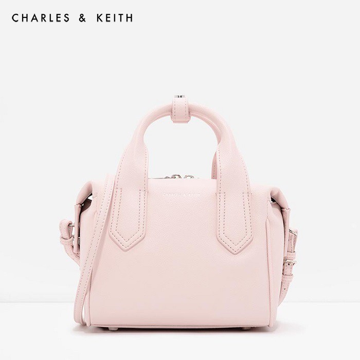 TAS SELEMPANG WANITA CHARLES & KEITH HAND BAG CNK-6169 PINK ORIGINAL IMPORT BATAM TERMURAH
