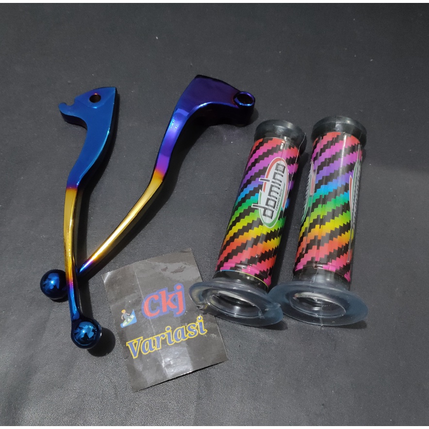 Handle Rem Vixion Kiri Kanan Twotone Asli Bakaran - Handle rem variasi depan belakang Vixion Twotone