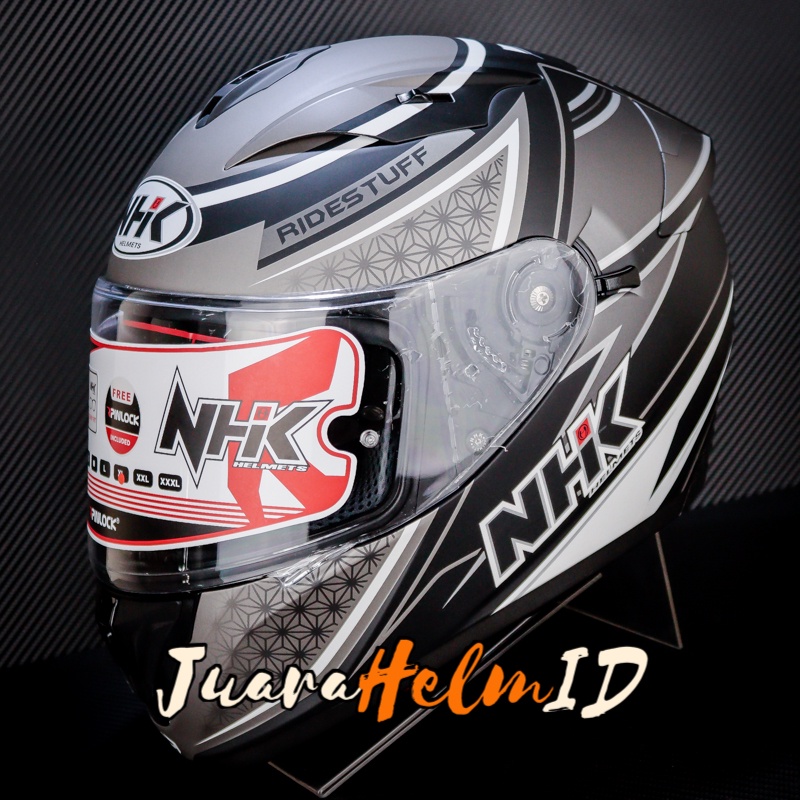 NHK HELM GP PRIME SAMBO / BLACK SILVER DOFF / DOUBLE VISOR