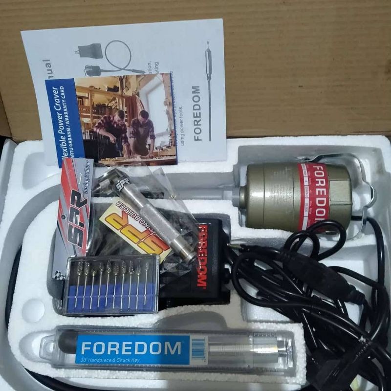 Paket Lengkap Bor Porting Bor Cuner Foredom