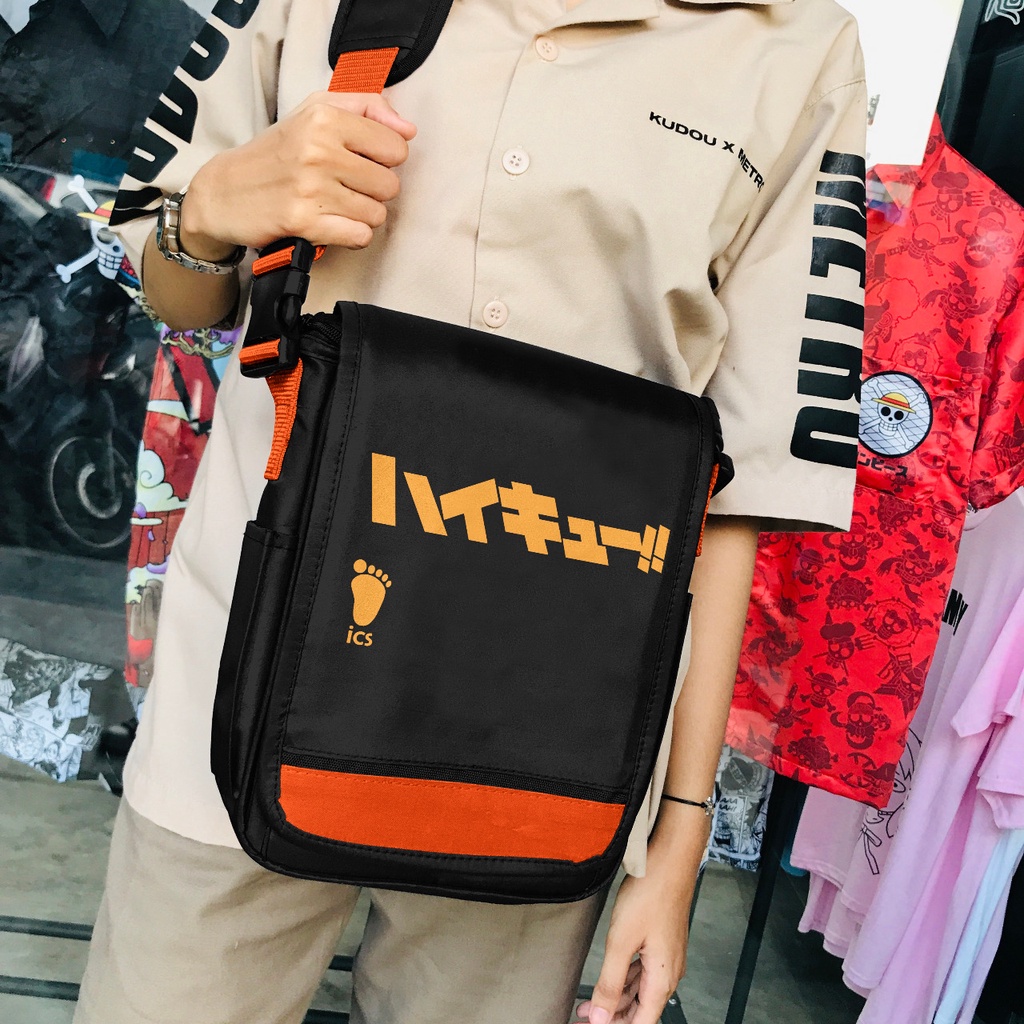 Slingbag Haikyuu Logo Anime Manga Karasuno Premium Unisex