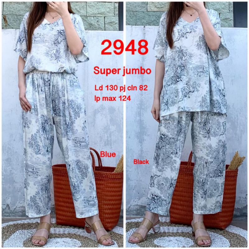 Setelan Super Jumbo wanita setcel jumbo setcel super jumbo