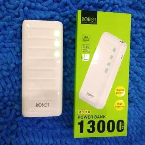 Powerbank Robot RT310 13000mAh Dual Output