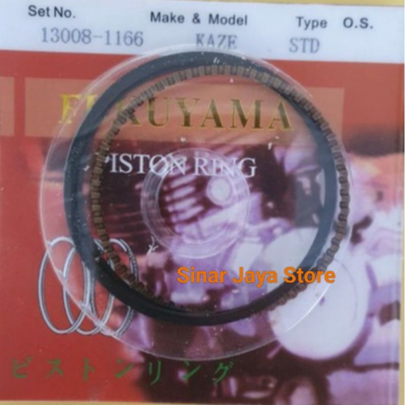 Ring Piston Cincin Piston KAZE Fukuyama Std;0.50;1.00