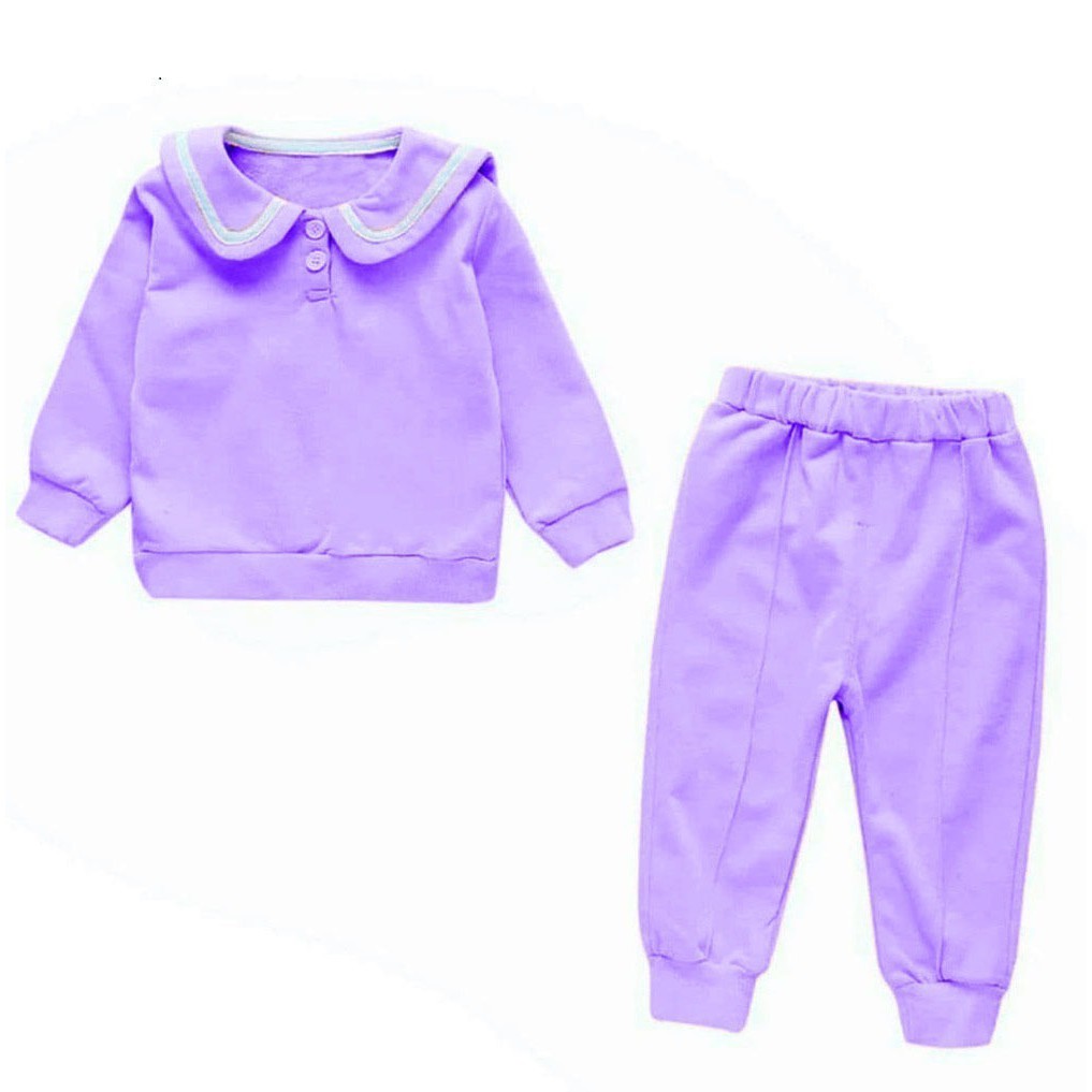 KALILA - CHERRIYA Set Setelan Baju Anak Perempuan / Bahan Fleece Baby Terry