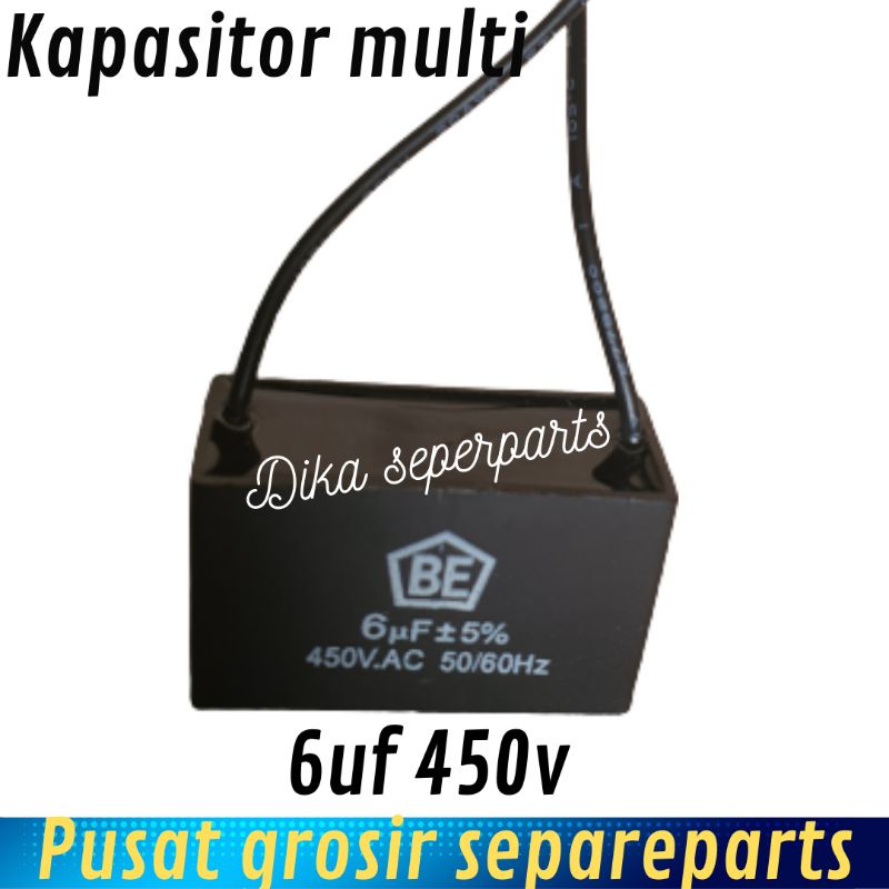 kapasitor kotak 6uf 450v