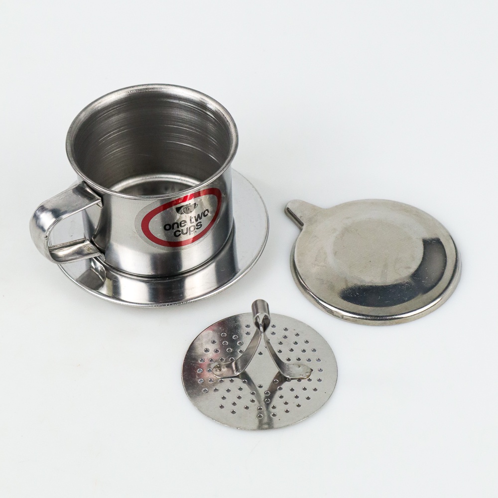 Filter Saring Kopi Vietnam Drip Coffee Drip Pot Stainless Steel 50ml 6 Quai 8.5 x 5.5 cm