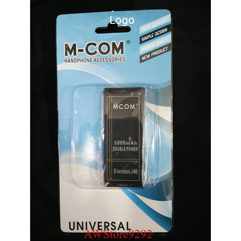 Mcom Battery Batre Baterai Double Power Mcom Evercoss Cross J4B Jump T3 Lite