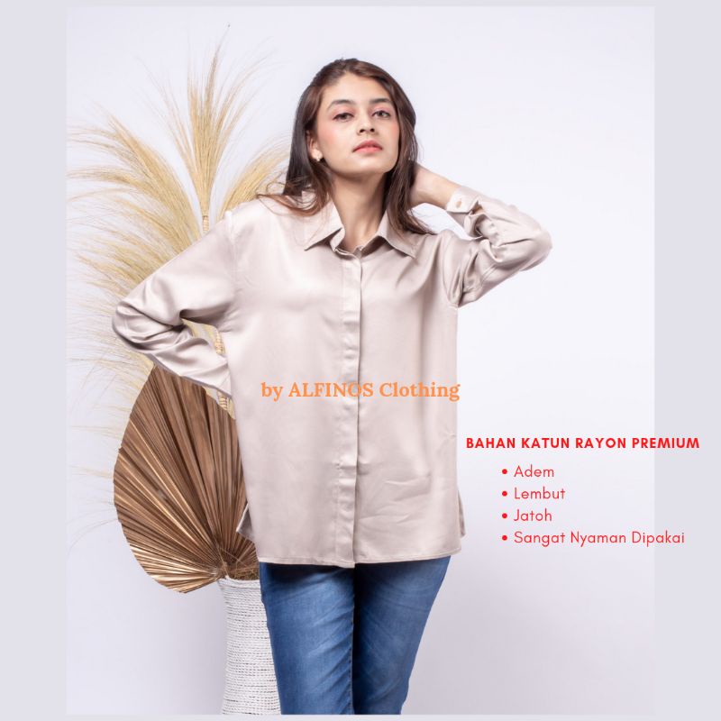 Kemeja | Kemeja Casual | Kemeja Casual Wanita | Kemeja Katun | Kemeja Katun Rayon | Kemeja Rayon