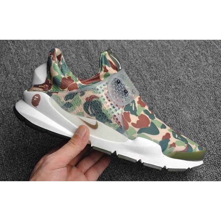 nike sock dart x bape