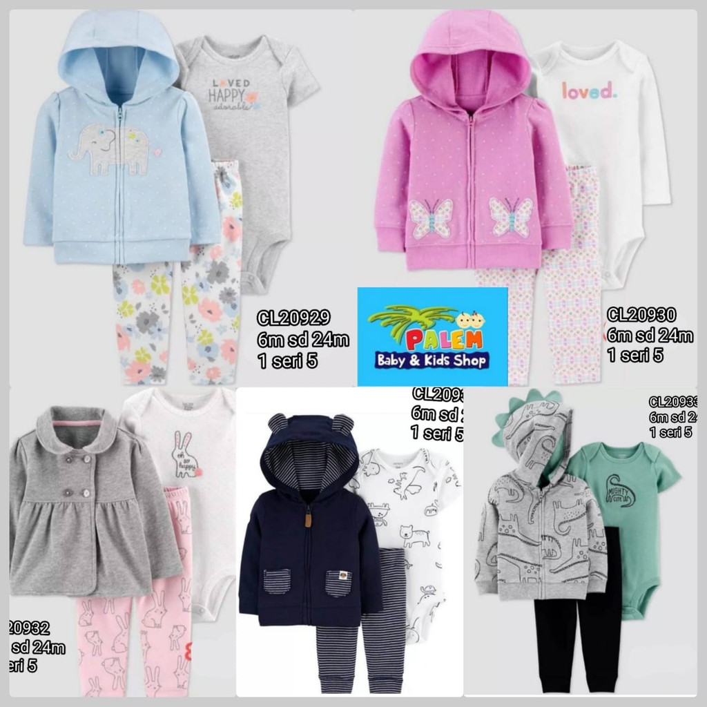 Catell Love Setelan Jaket 3in1 Baby Boy&amp;Girl