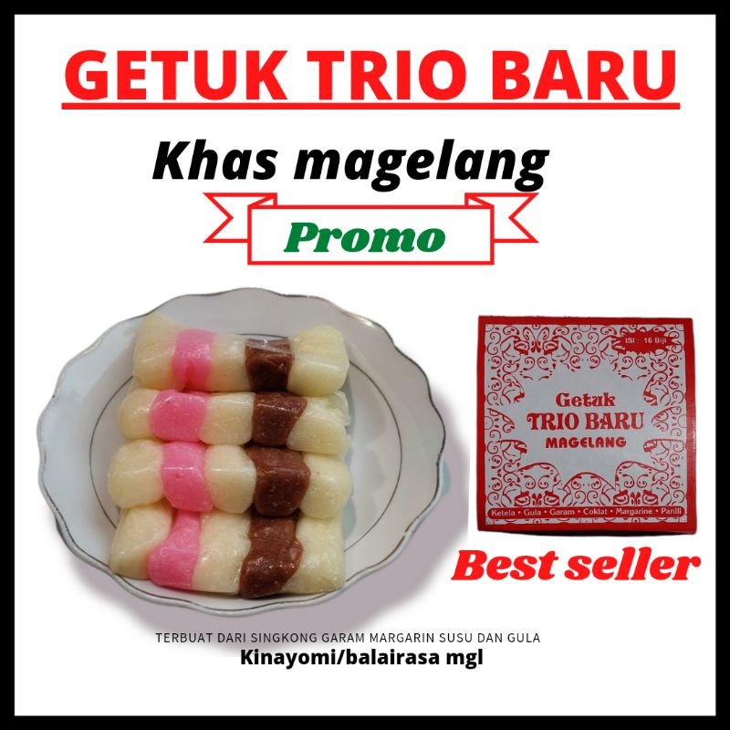 

star getuk trio baru makanan khas magelang langsung pabrik kue tradisional getuk trio oleh oleh khas magelang getuk trio asli magelang getuk .getuk trio baru khas magelang dg trio aroma dan warna citarasa asli magelang yang banyak digemari dan disukai