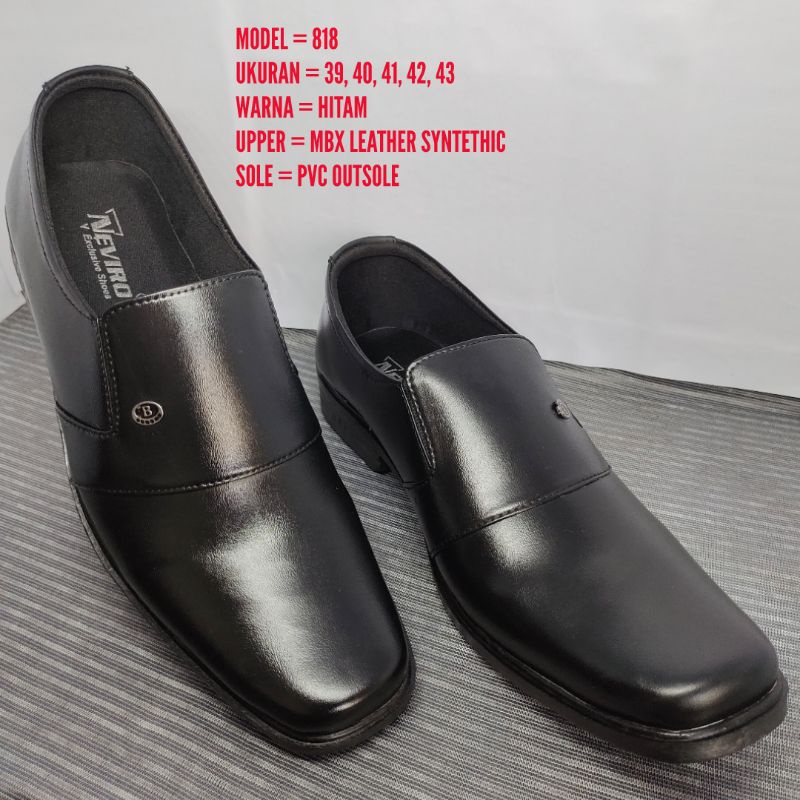 (818) SEPATU PANTOPEL PANTOVEL FANTOFEL FORMAL PRIA