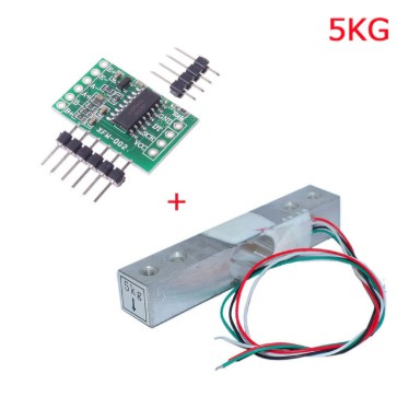 Paket HX711 + Load Cell 5 kg - Loadcell 5kg - Sensor Berat - Weight