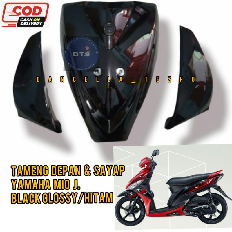 COVER BODY BODI DEPAN MIO J TAMENG DEPAN + SAYAP MIO J TAMENG DEPAN DAN SIRIP MIO J TAMENG DEPAN + S