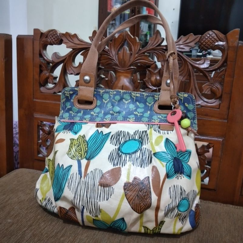tas fossil keyper preloved original Sold