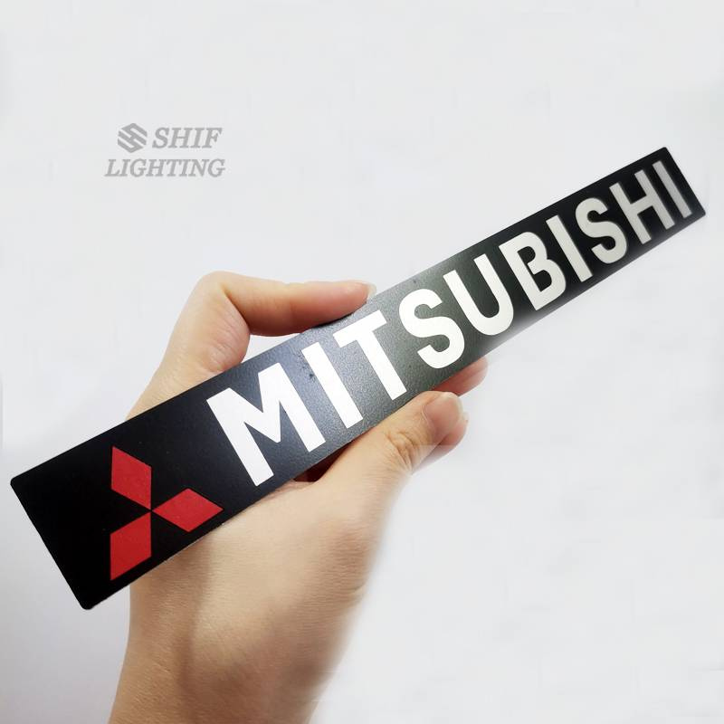 1pc Stiker Emblem Logo Mitsubishi Bahan Abs Untuk Dekorasi Mobil Mitsubishi