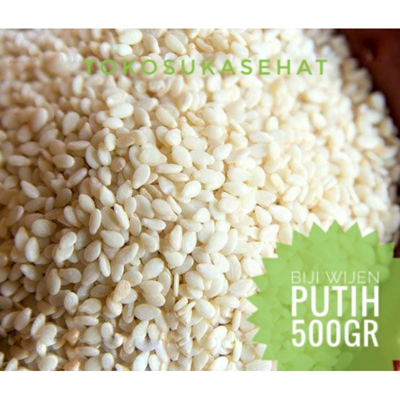 

Wijen Putih Organik -500gr ( Sesame Seeds Organic )