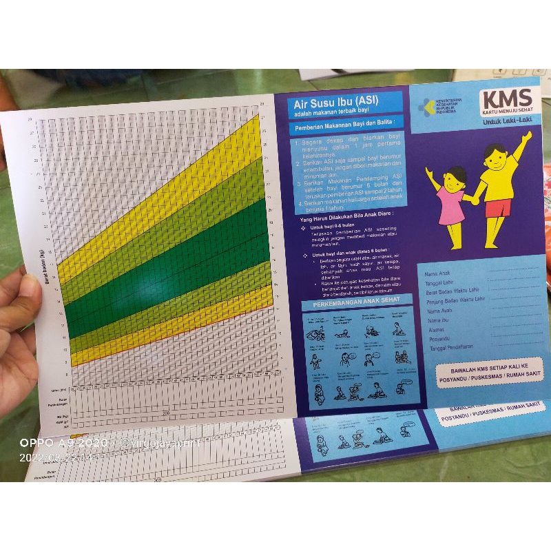 

KMS ANAK (LAKI-LAKI DAN PEREMPUAN) isi 50 lembar