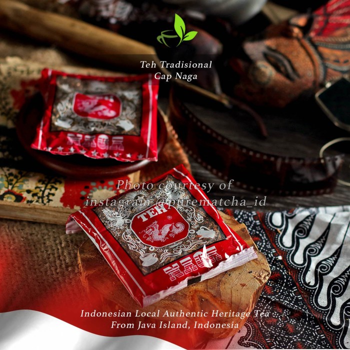 

Teh-Daun- Teh Indonesia - Teh Cap Naga Malang 20Gr 1Pack Teh Tradisional Indo -Daun-Teh 800 Teh-